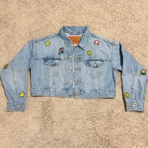Levis x Super Mario Bros Denim Jacket Ladies Size M